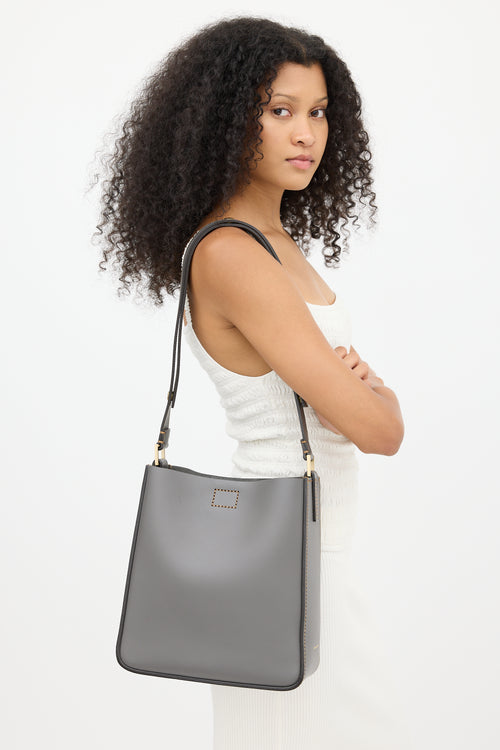 Stiebich 
Reith Grey Leather Tote