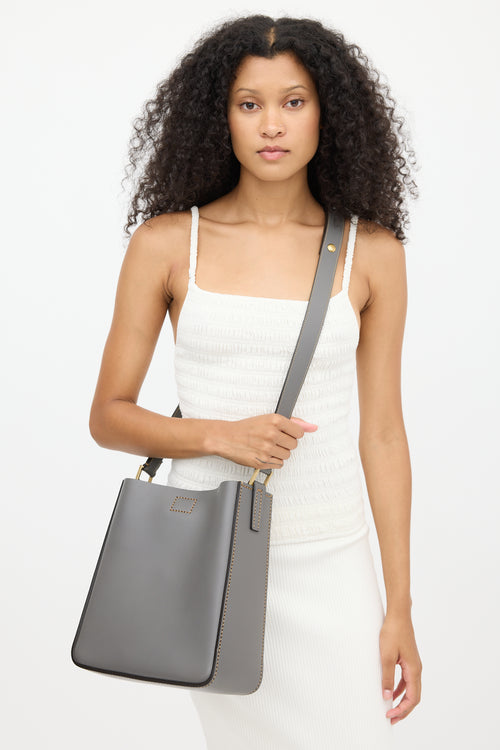 Stiebich 
Reith Grey Leather Tote