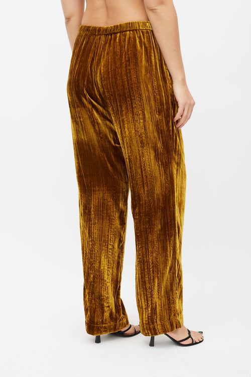 Stine Goya Yellow Velour Co-Ord Set