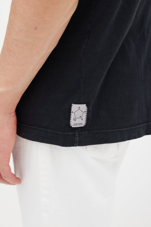 Stone Island Black One Pocket T-Shirt