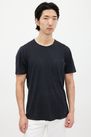 Stone Island Black One Pocket T-Shirt