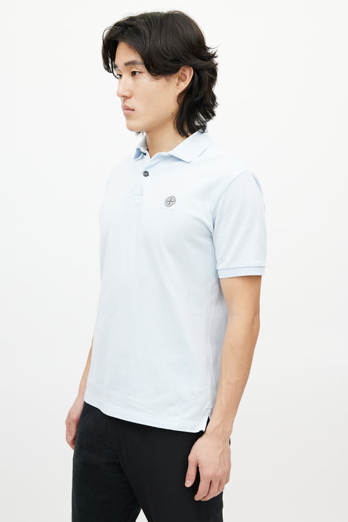 Stone Island Blue Logo Polo