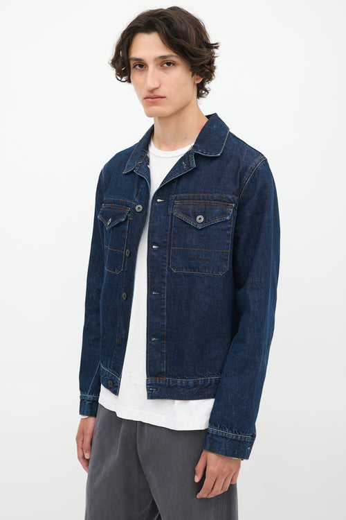 Stone Island Raw Denim Two Pocket Jacket