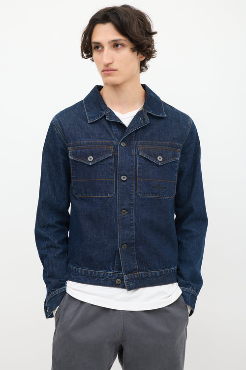 Stone Island Raw Denim Two Pocket Jacket