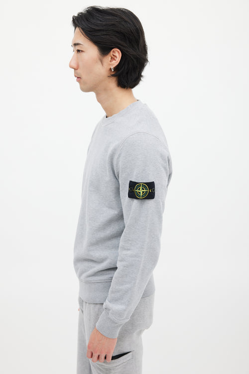 Stone Island Grey Crewneck Sweater