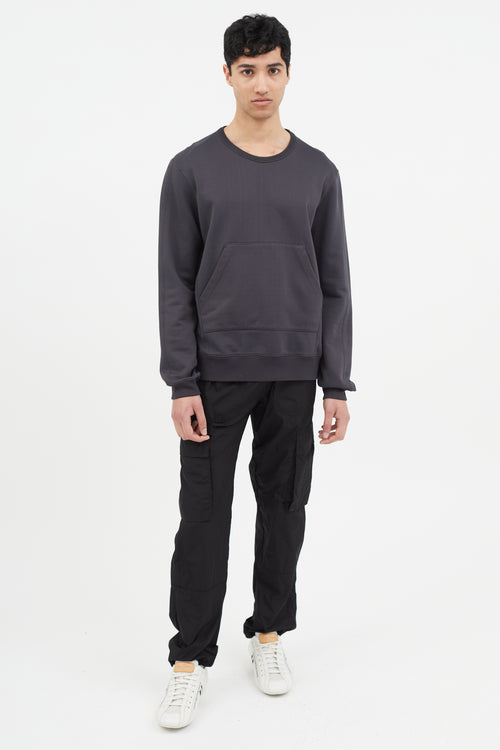 Stone Island Grey Pocket Crewneck