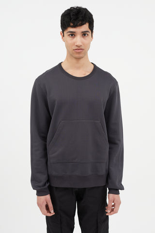 Stone Island Grey Pocket Crewneck