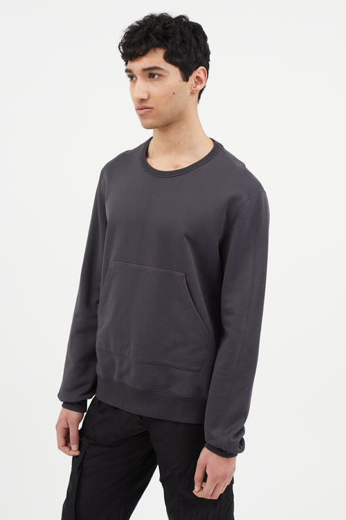 Stone Island Grey Pocket Crewneck