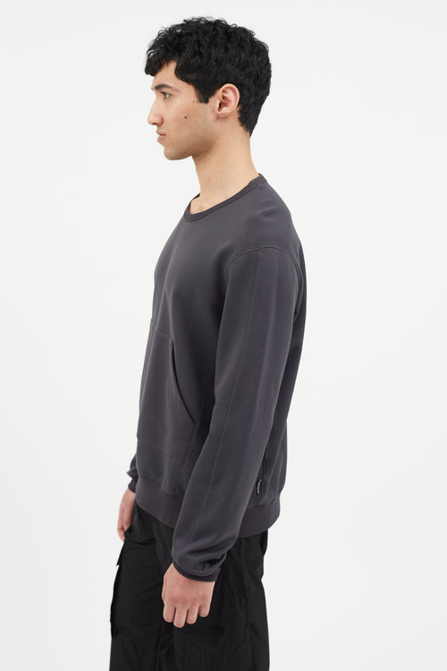 Stone Island Grey Pocket Crewneck