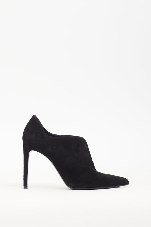 Stuart Weitzman Black Suede Rhythm Boot