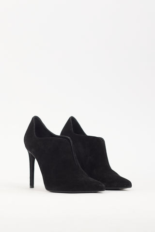 Stuart Weitzman Black Suede Rhythm Boot