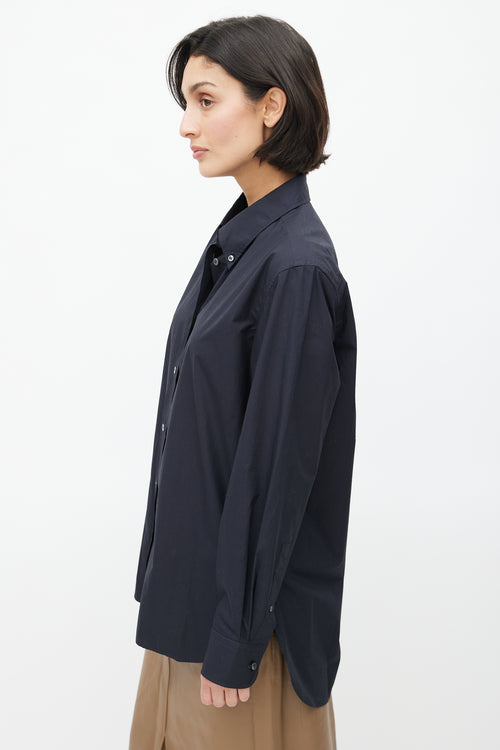 Studio Nicholson Black Button Down Shirt