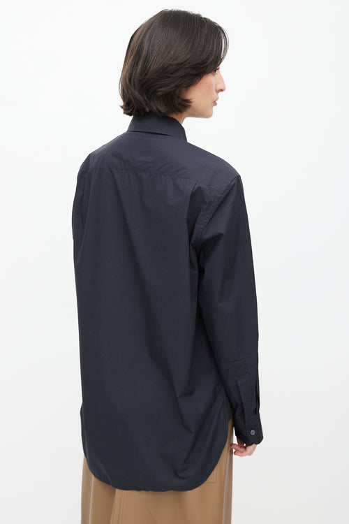 Studio Nicholson Black Button Down Shirt