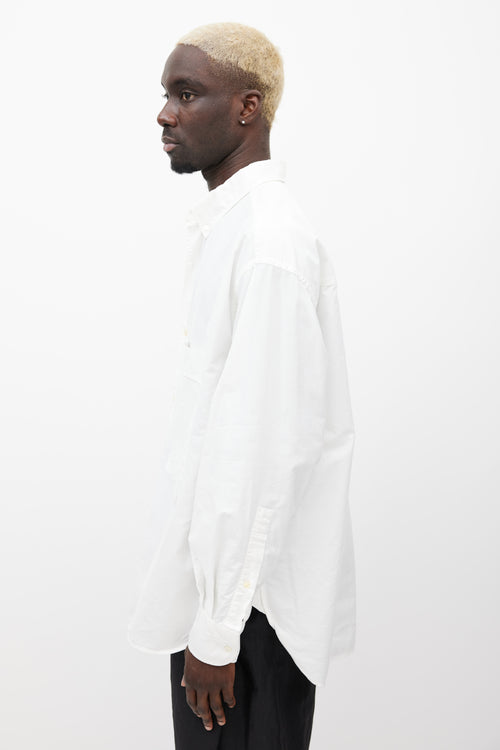 Studio Nicholson White Button Down Shirt