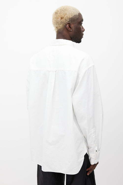 Studio Nicholson White Button Down Shirt