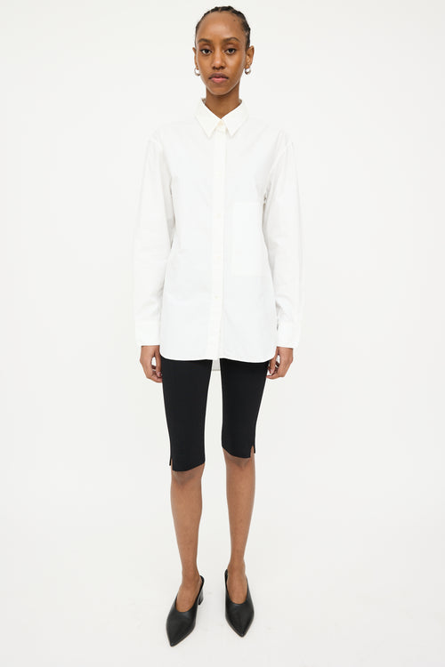 Studio Nicholson White Poplin Shirt