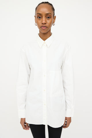 Studio Nicholson White Poplin Shirt