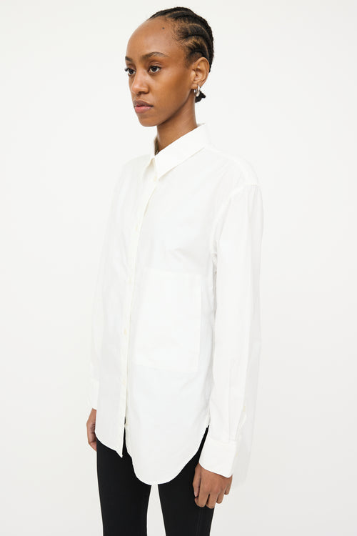 Studio Nicholson White Poplin Shirt