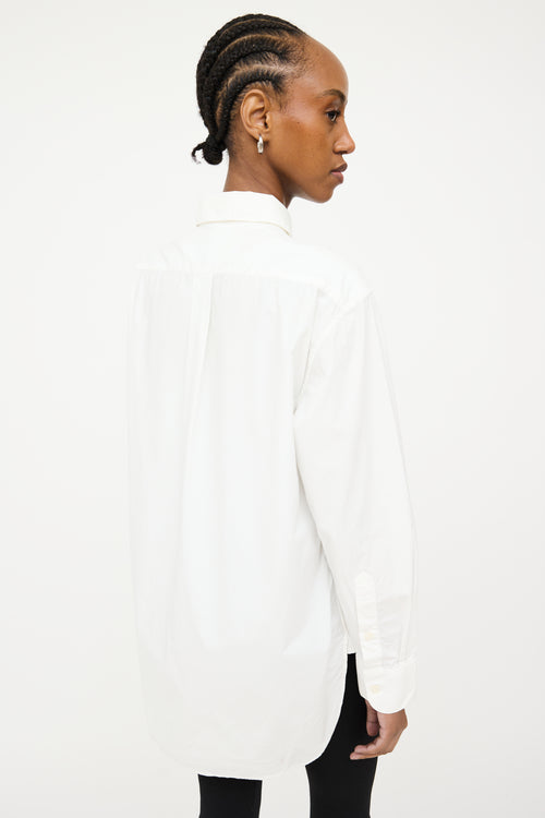 Studio Nicholson White Poplin Shirt