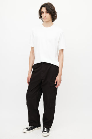 Stüssy Black Ripstop Wide Leg Cargo Pant