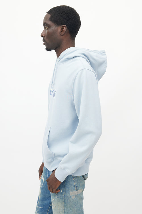 Stüssy Blue Seratonin Embroidered Hoodie