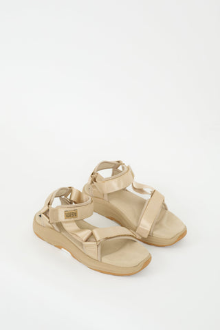 Suicoke Beige DEPA-Run Sandal