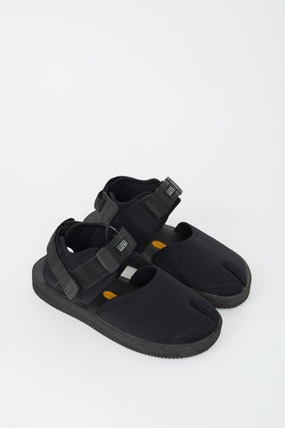 Suicoke Black Nylon BITA-V Sandal