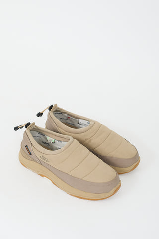 Suicoke Beige Nylon Pepper-Evab Sneaker