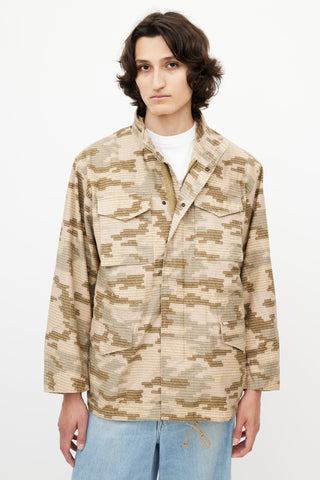 Supreme Beige Logo Camo M65 Jacket