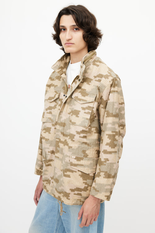 Supreme Beige Logo Camo M65 Jacket