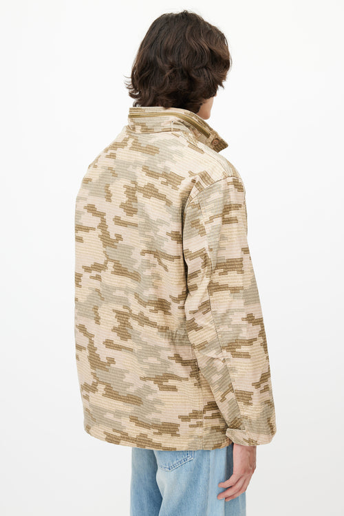 Supreme Beige Logo Camo M65 Jacket