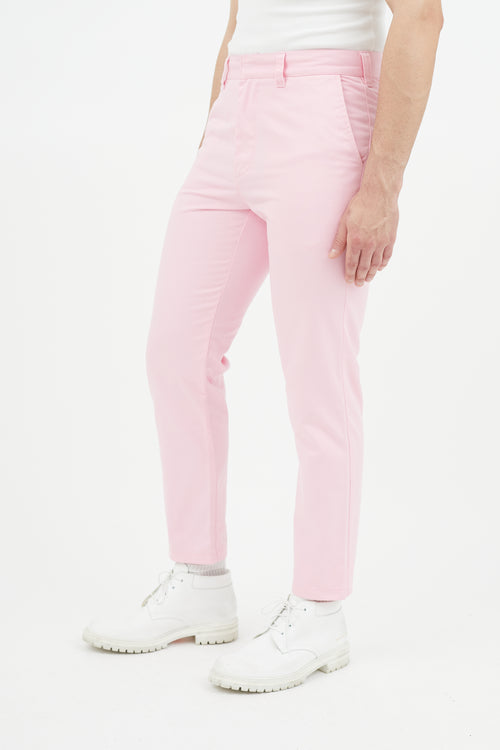 Supreme Pink Slim Trouser