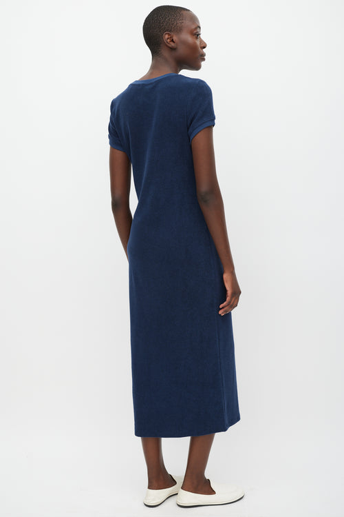 Suzie Kondi Navy Terrycloth T-Shirt Dress