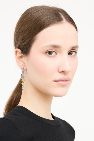 Swarovski Gema Asymmetrical Drop Earring