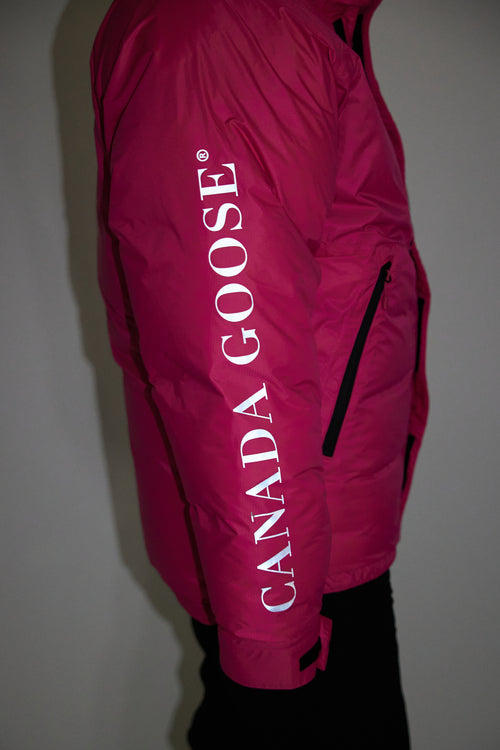 Pink Skreslet Reflective Down Parka