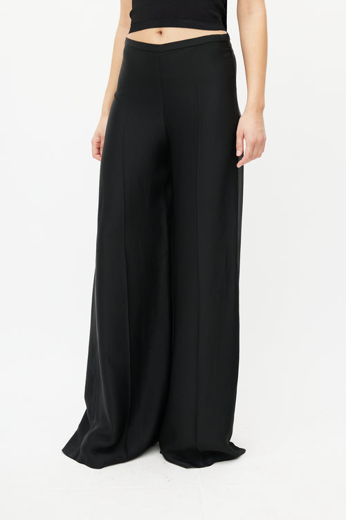 TBA Black Wide Leg Trouser