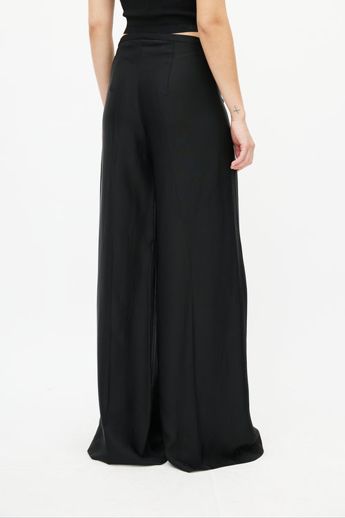 TBA Black Wide Leg Trouser