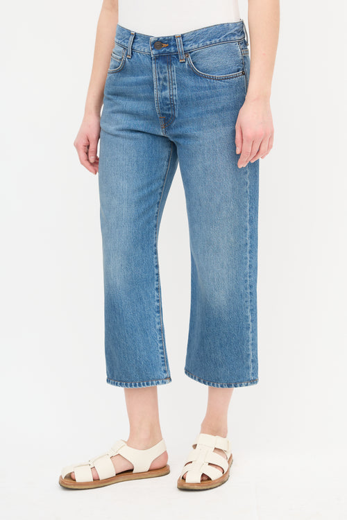  The Row Medium Wash Straight Leg Jeans