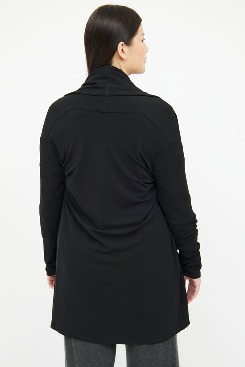 The Row Black Open Front Cardigan