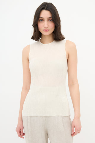 Tibi Seersucker Tank Top