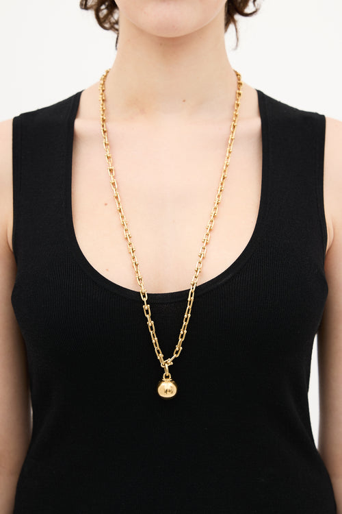 Tiffany 
Co. 18K Yellow Gold HardWear Small Wrap Necklace