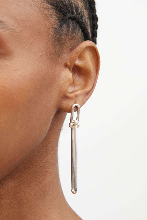 Tiffany 
Co. Sterling Silver HardWear Drop Earring