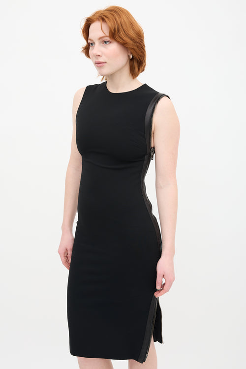 Tom Ford Black Statement Zip Dress