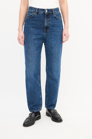 Toteme Medium Wash Tapered Leg Jeans