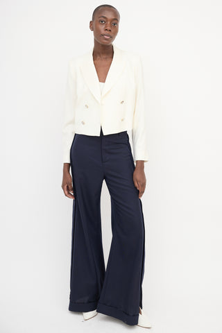 TWP Wool Cropped Blazer