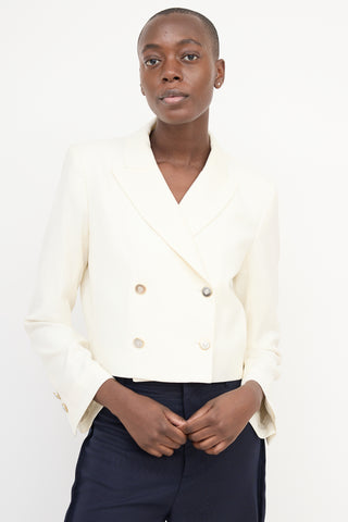 TWP Wool Cropped Blazer