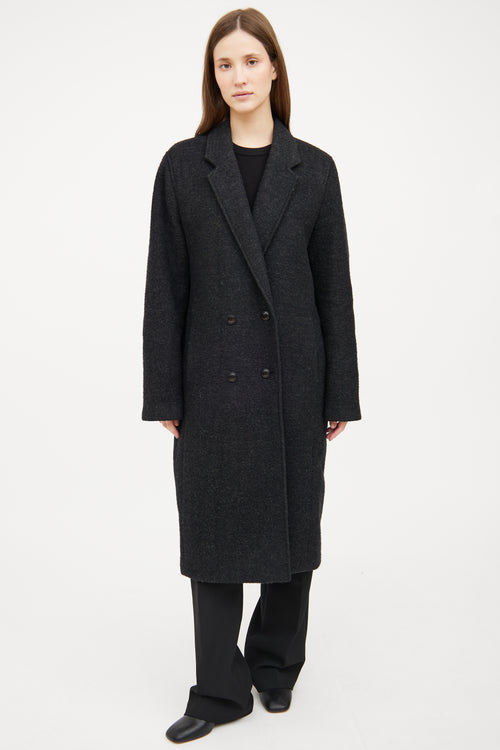 T by Alexander Wang Dark Grey Wool Coat