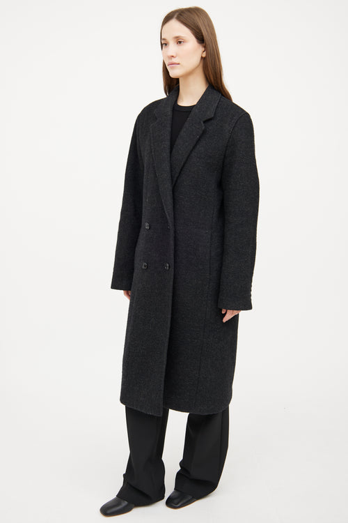 T by Alexander Wang Dark Grey Wool Coat