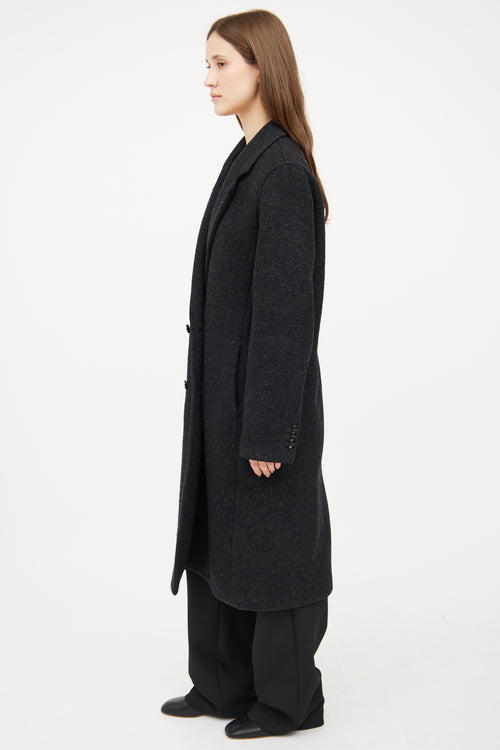 T by Alexander Wang Dark Grey Wool Coat