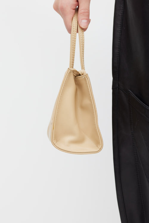 Telfar Beige Small Shopping Bag